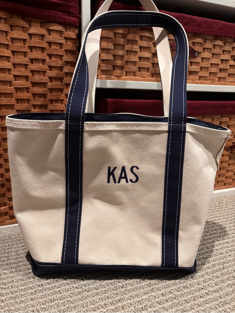 LL Bean boat and tote